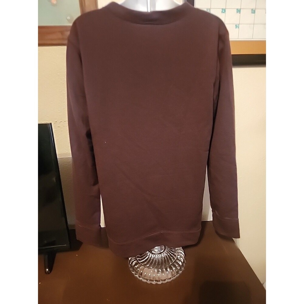 Old Navy Maroon Sweater Womens Size M Burgundy Knit Pullover Long Sleeve Soft - Picture 5 of 7